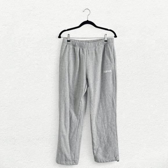 Sumibu Tiny Ol’ Sumibu Sweatpants in Grey & White - Picture 6 of 8